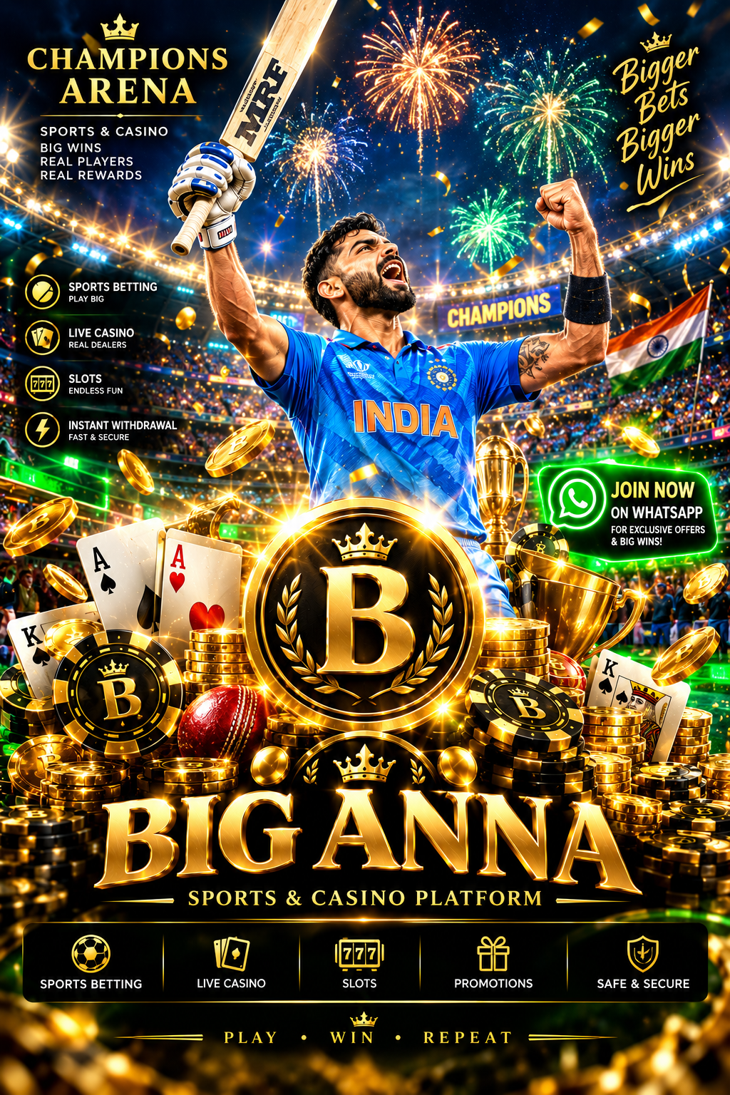 Champions Arena Big Wins Poster